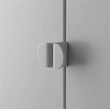 IKEA Metallic Cabinet, metal/grey 60x35 cm