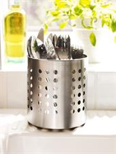 IKEA ORDNING Cutlery stand, stainless steel, 13.5 cm