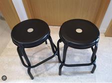 IKEA Raskog Stool, Black Steel, Epoxy/polyester powder coating