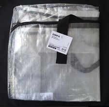 IKEA Dimpa Storage bag, transparent 65x22x65 cm