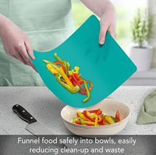 IKEA Bendable chopping board, turquoise28x36 cm