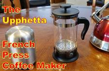 IKEA UPPHETTA Coffee/tea maker, glass, stainless steel, 0.4 l