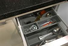 IKEA Cutlery tray, grey, 31x26 cm