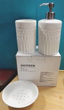 IKEA 3-piece bathroom set, white