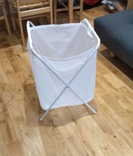 IKEA Laundry bag with stand, white70 l