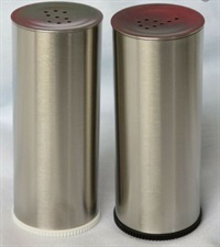 IKEA Salt/pepper shaker, set of 2, stainless steel