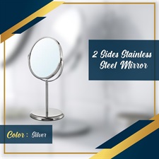 IKEA Mirror stainless steel magnifying mirror
