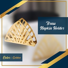 IKEA Napkin holder, brass-colour (stainless steel)