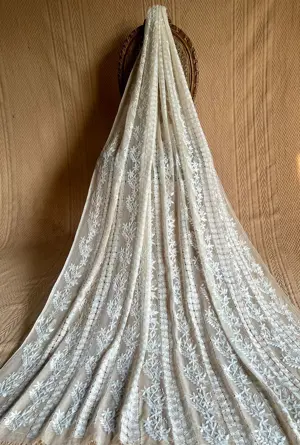 Tarkashi Chiffon Wrap 