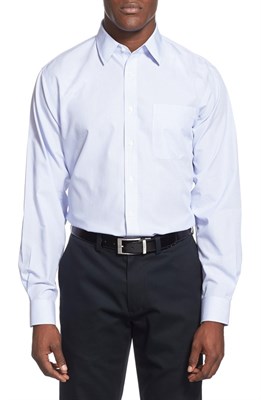 Traditional Fit Stripe Dress Shirt