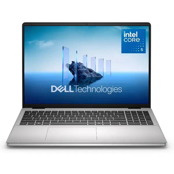Dell 16 Laptop DC16250, Intel® Core™ 5 120U, 8GB DDR5, 512GB SSD, 16" FHD Touch, BL-K, Windows 11, Silver