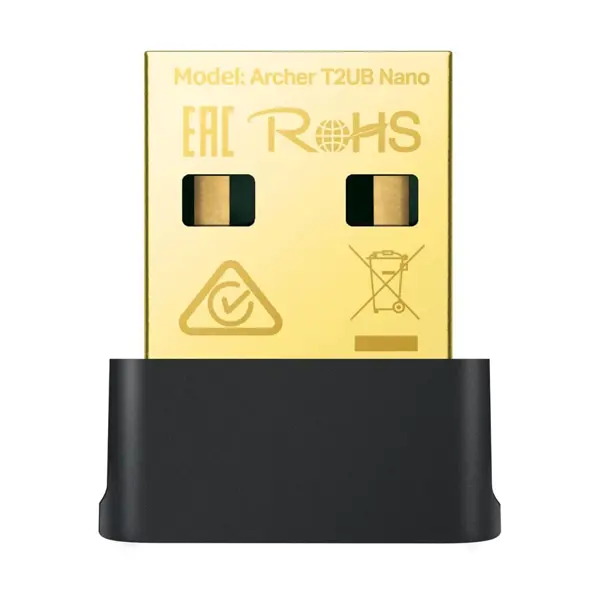 TP-Link Archer T2UB Nano AC600 Wi-Fi & Bluetooth 4.2 USB Adapter – Compact Dual Wireless Adapter