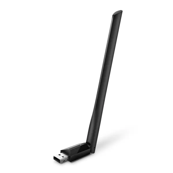 TP-Link Archer T2U Plus AC600 High-Gain Dual-Band Wireless USB Adapter – Stable Wi-Fi for Laptop & PC