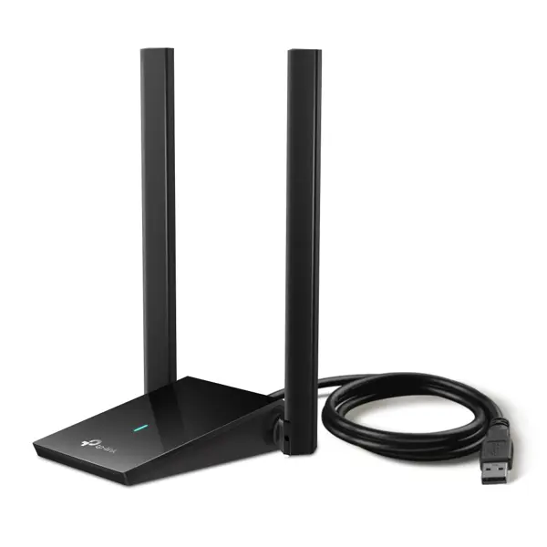TP-Link Archer TX20U Plus AX1800 Dual-Antenna High-Gain Wireless USB Adapter – Wi-Fi 6 Upgrade for Laptops & PCs
