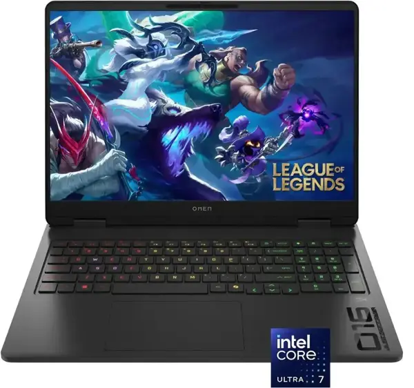 HP Omen 16-AM0073DX Gaming Laptop Intel Core Ultra 7 255H, 16GB DDR5, 1TB SSD, NVIDIA RTX 5060 8GB Graphics, 16" FHD+ 2K IPS 144Hz, Windows 11 Home, Shadow Black