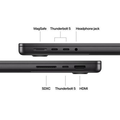 Apple MacBook Pro 14" | Apple M4 Pro 12-Core Chip, 24GB, 512GB, 16-Core GPU | Space Black | MX2H3