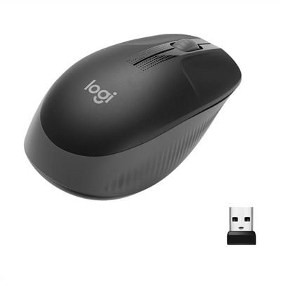 Logitech M190 Full-Size Wireless Mouse - Mid Grey