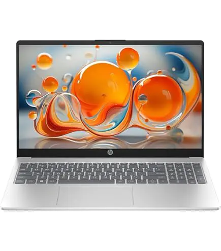HP Laptop 15-fd0154wm – Intel Core i5-1334U, 8GB RAM, 512GB SSD, 15.6" FHD Touch Screen, Windows 11, Silver
