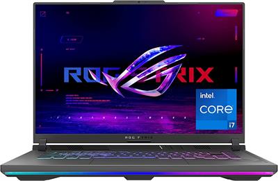 ASUS ROG STRIX G614JV-AS73 G16 GAMING, Ci7 13TH GEN 13650HX, 16GB, 512GB SSD, 16" FHD IPS 165Hz, RTX 4060 8GB, BL-KB, W11, Eclipse Gray