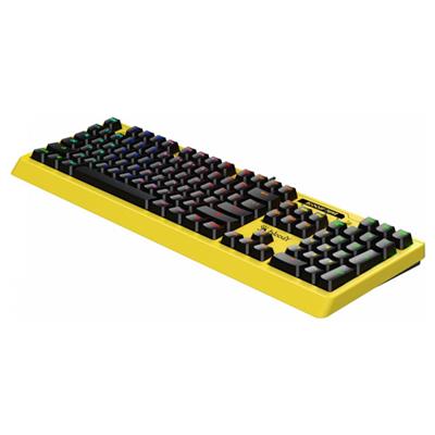 A4 Tech Bloody B810RC PUNK YELLOW Blue Switch Full Mechanical Keyboard