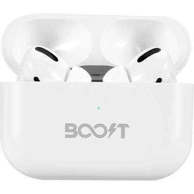 Boost Falcon TWS Earbuds with Yellow Silicone Shell