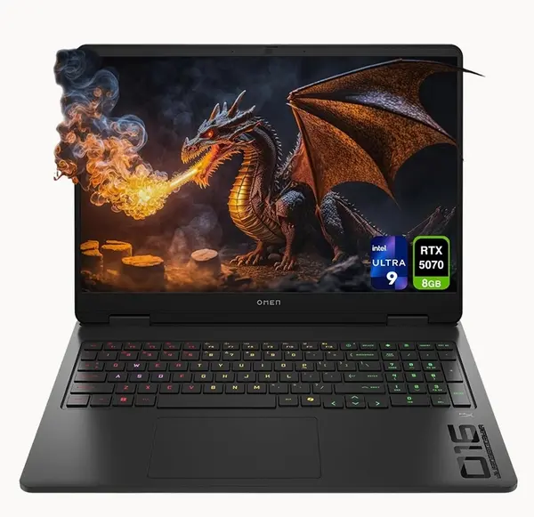 HP OMEN 16-an0075cl - Ultra 9-285H, 32GB DDR5, 1TB SSD, NVIDIA GeForce 8GB RTX 5070 GDDR7, 16.1" 2K IPS 144Hz, Full-size, 4-zone RGB backlit keyboard, Win11, (Shadow Black)