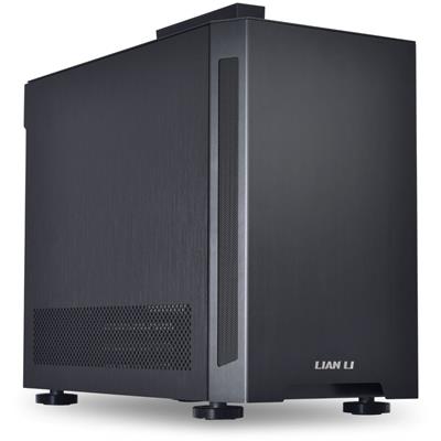 LIAN LI TU150 ALUMINUM TEMPERED GLASS ITX CASE – BLACK COLOR