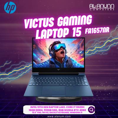 HP Victus 15-fa1657nr, Ci7 13th 13620H, 16GB Ram, 512GB SSD, RTX 4060 8GB, 15.6 FHD 144Hz, W11, P-Blue