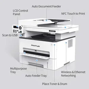 Pantum Black LaserJet M7102dw 3 in 1 Wireless Printer