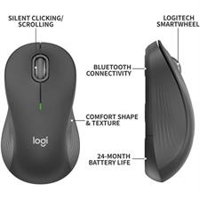 Logitech SIGNATURE M550 Comfort-Fit Wireless Mouse | Medium | Graphite