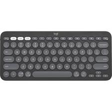 Logitech PEBBLE KEYS 2 K380S Multi-Device Bluetooth Wireless Keyboard, Slim and Portable - Tonal Graphite