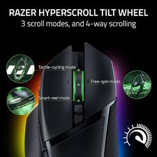 Razer Basilisk V3 Pro Customizable Wireless Gaming Mouse: Fast Optical Switches Gen-3 - HyperScroll Tilt Wheel - Chroma RGB - 11 Programmable Buttons - Focus Pro 30K Sensor - Classic Black