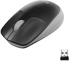 Logitech M190 Full-Size Wireless Mouse - Mid Grey