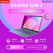 Lenovo IdeaPad Slim 3 - Core i5 13th Gen 13420H, 8GB RAM, 512GB SSD, 15.6" FHD, DOS - Arctic Grey