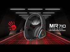 MR710 Bluetooth RGB Wireless Gaming Headset by A4 TECH bloody Black