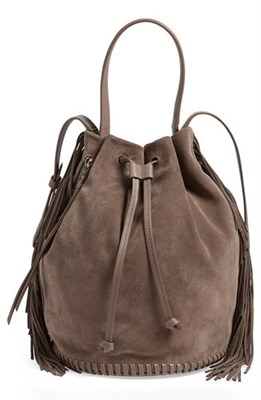 'Club' Fringe Bucket Bag