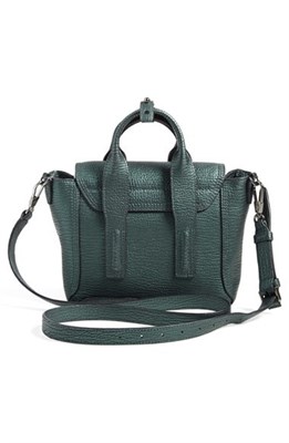 'Mini Pashli' Metallic Leather Satchel