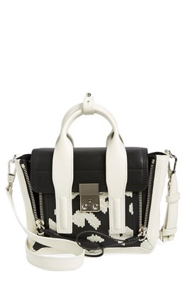 'Mini Pashli' Embroidered Leather Satchel