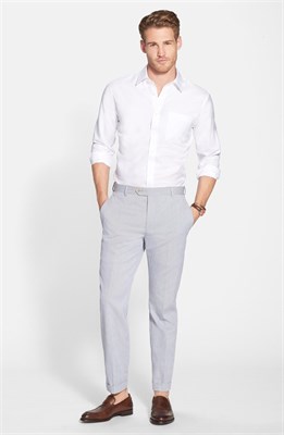 Wrinkle Free Trim Fit Dress Shirt