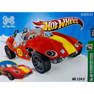 Ferrari Grand Prix Racer Model Car Kit - Intermediate Level Building Set- Rouge London Toys