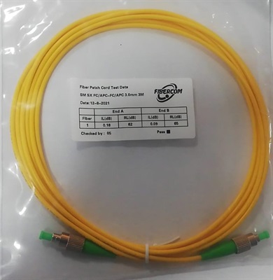 Fibercom FC-APC/FC-APC