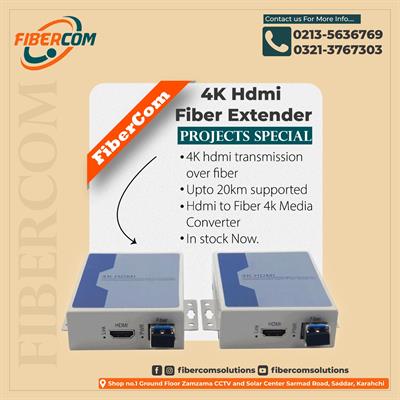 HDMI to Fiber 4K Media Converter 