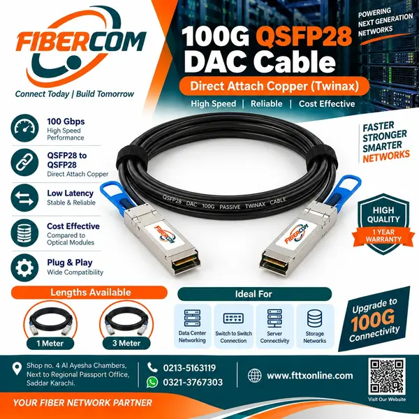 100G QSFP28 DAC Cable