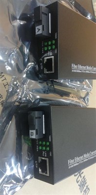 FiberCom SFP 1000Mbps + 1 Lan Giga Network Media Converter 