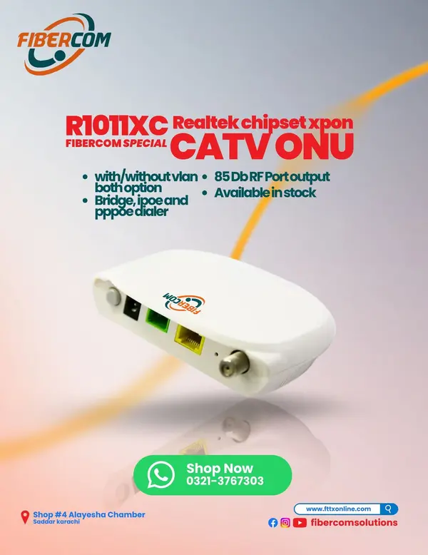 XPON CATV Bridge ONU