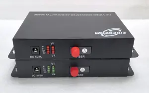 4 Port Video to Fiber Converter 1080P