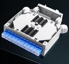 FiberCom industrial unloaded DinRail odf
