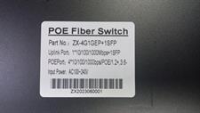 4 ports poe switch with rj45 and sfp port uplink