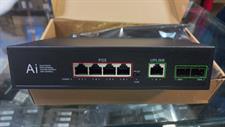 4 ports poe switch with 2 sfp uplink