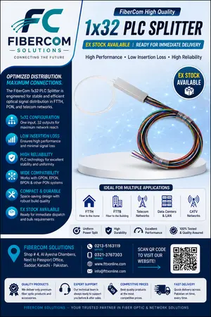 1x32 PLC Color Tube Splitter
